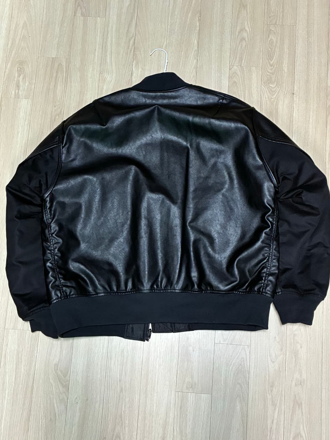 Gu 언더커버 페이크레더 리버시블 블루종 xl 상품이미지3