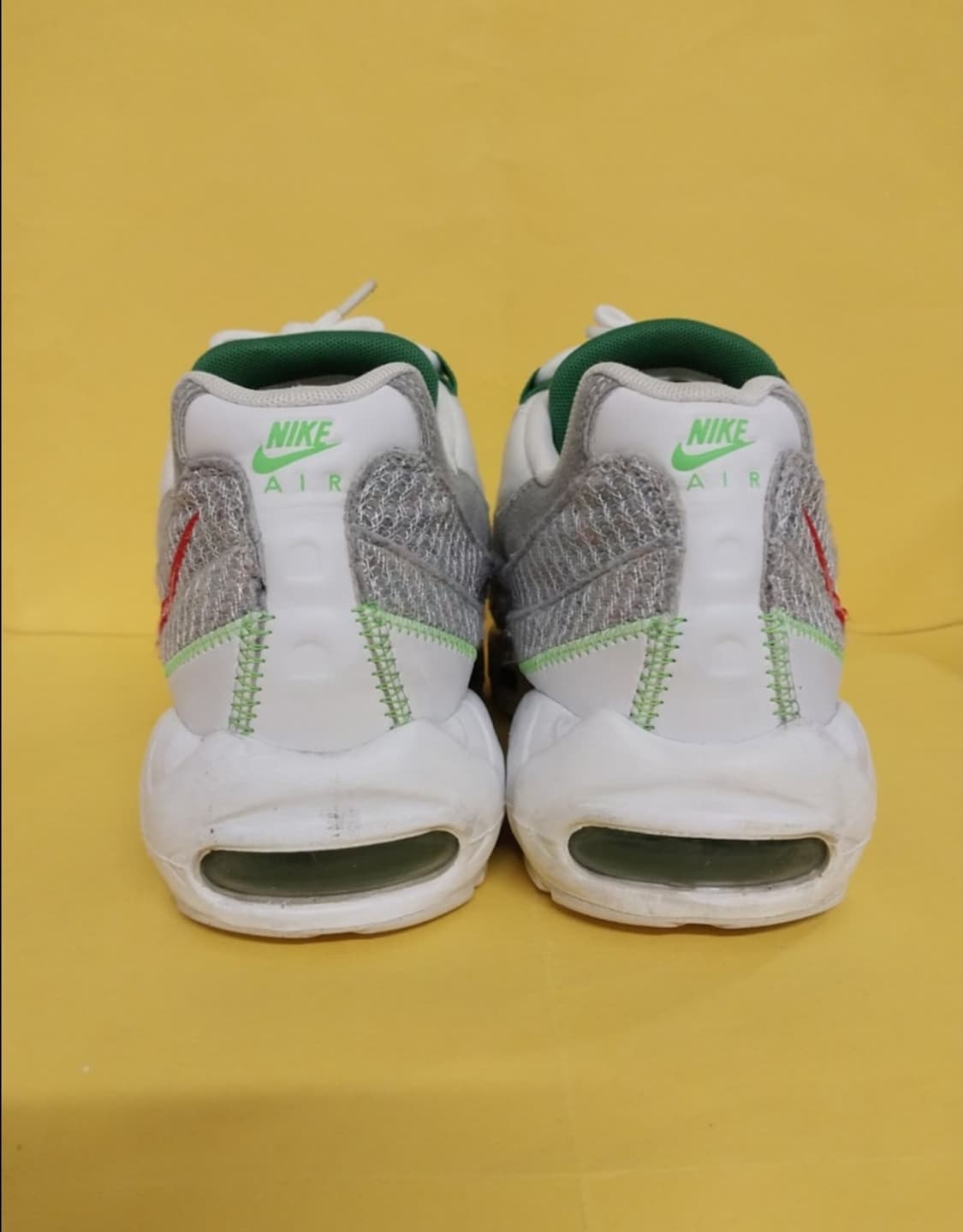 남성 나이키 에어맥스 95 화이트 클래식 운동화 (285) 상품이미지4