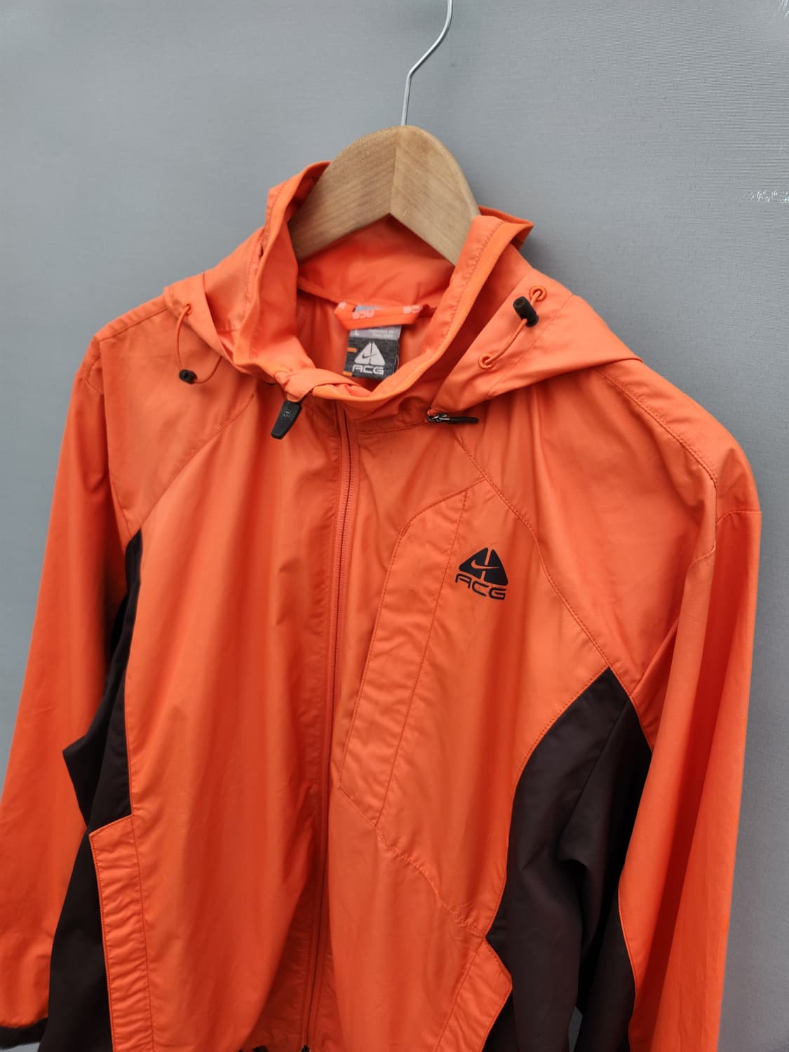 나이키 ACG 오렌지/브라운 바람막이 후드 자켓 상품이미지2