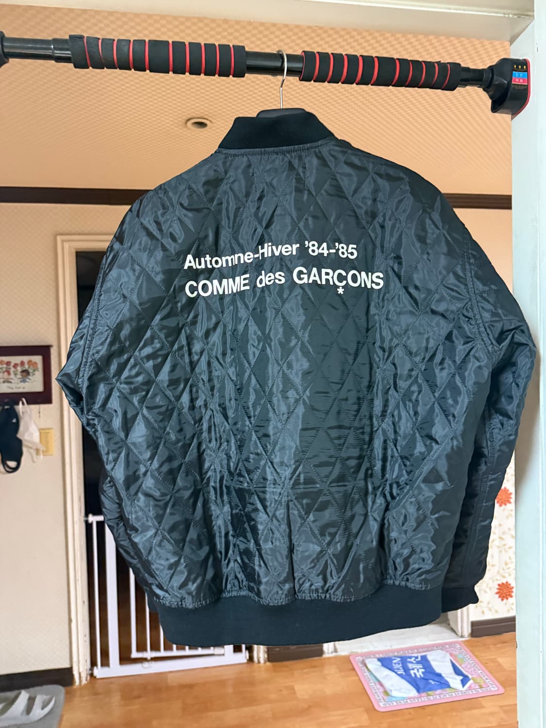 L) 꼼데가르송 cdg 퀄티드 84-85 스태프 블루종 퀄팅 상품이미지2