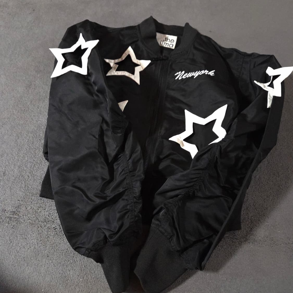 더일마 오버사이즈 스타 ma-1 봄버 자켓 F 상품이미지5