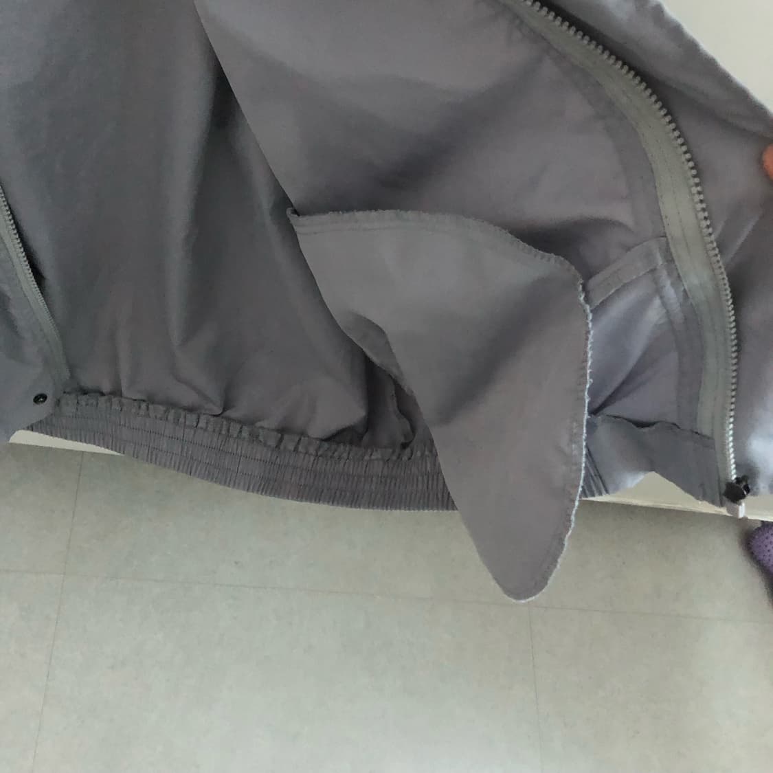 후드 바람막이 그레이 상품이미지5