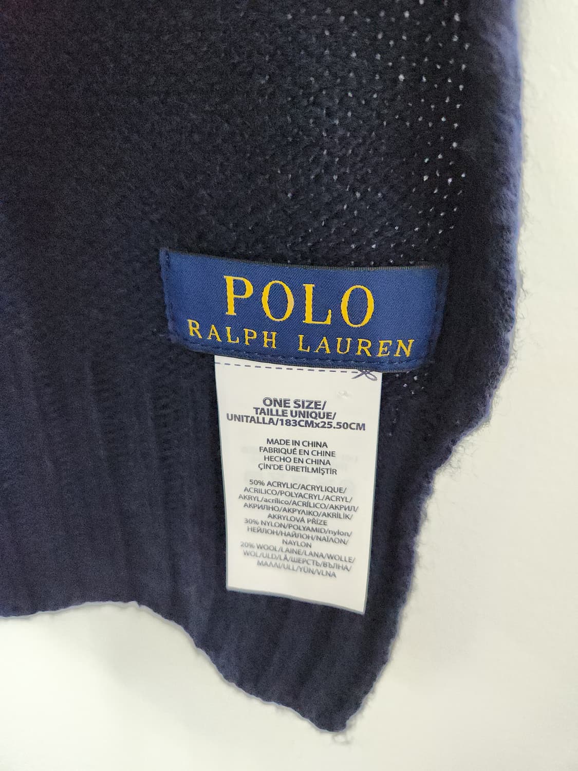 폴로랄프로렌 베어 니트 머플러 상품이미지4