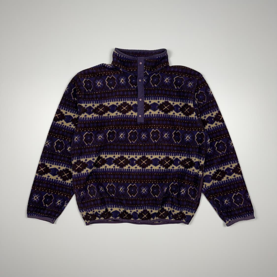 (105) 80s 엘엘빈 아즈텍 플리스 풀오버 상품이미지1
