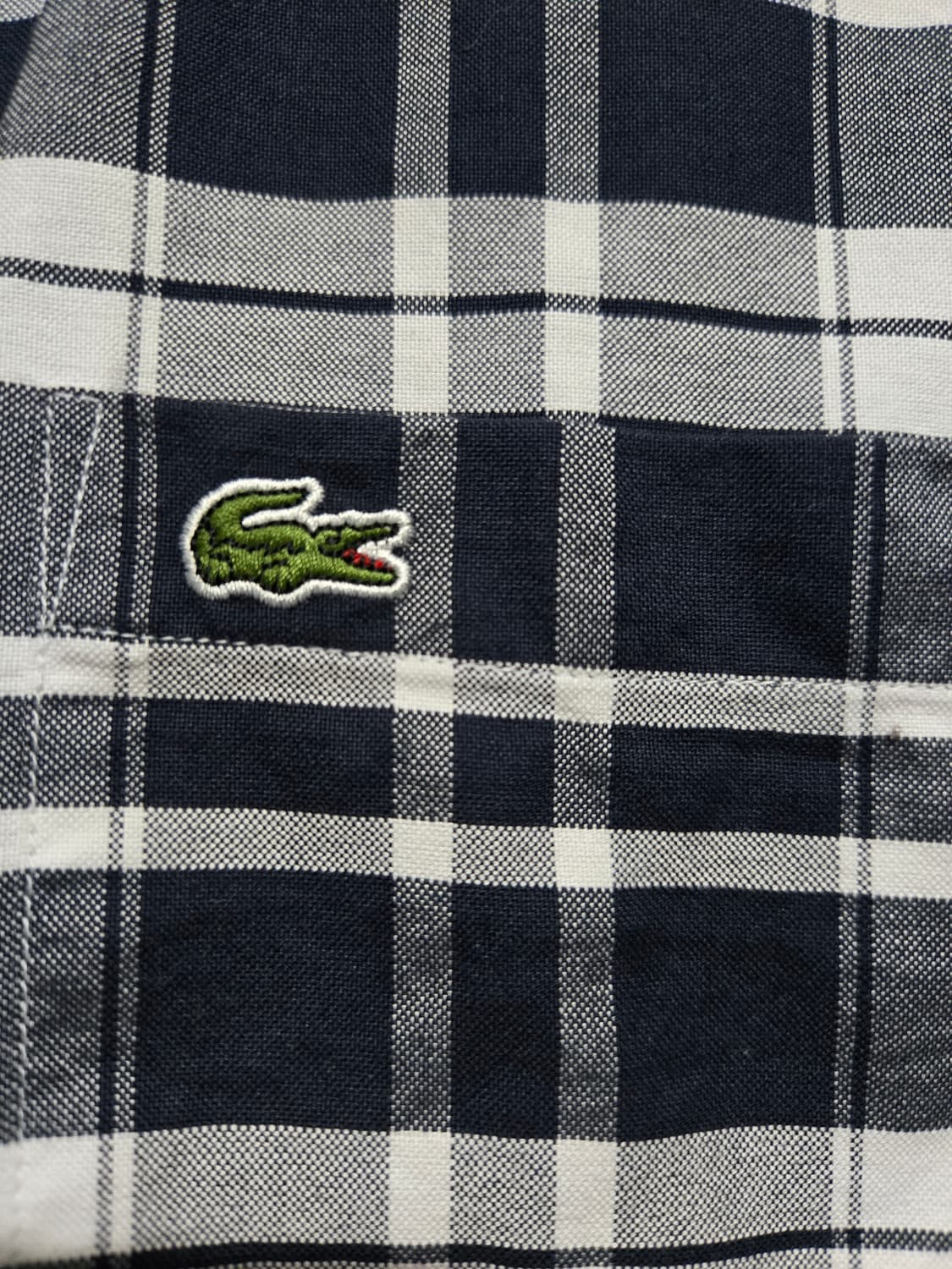 라코스테 남성 체크 셔츠 상품이미지3