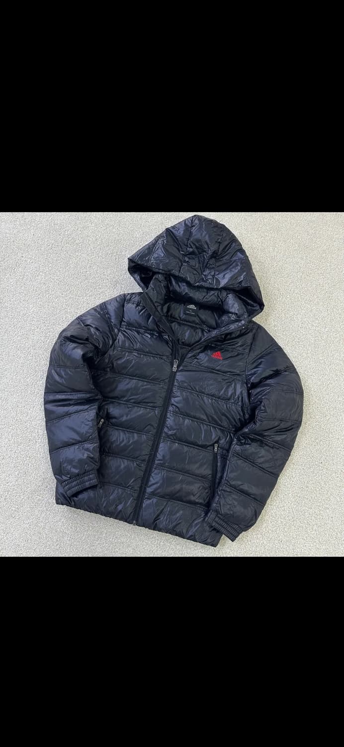 아디다스 후드 다운 패딩 블랙 85 상품이미지1