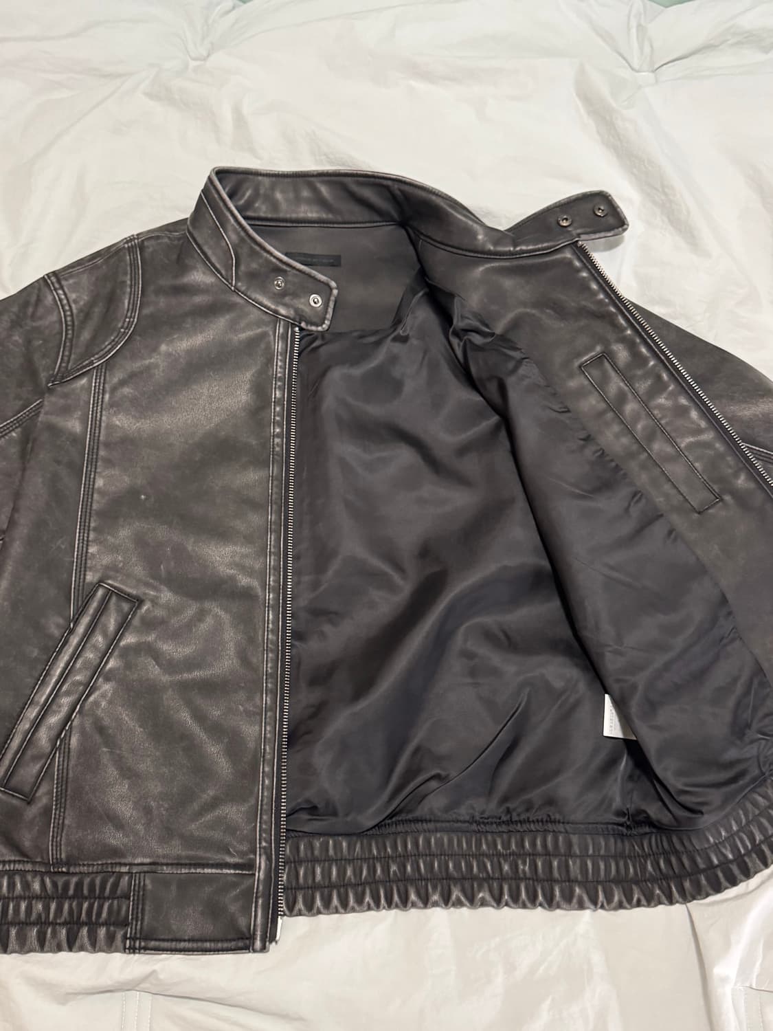 헬레네파리스 레더 점퍼 상품이미지3