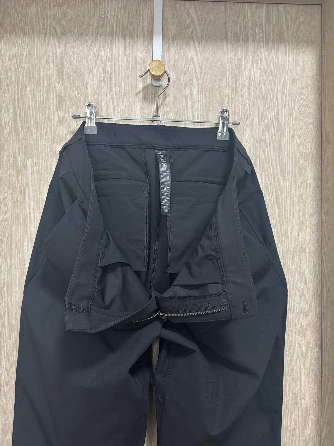 24SS)룰루레몬 ABC클래식핏 트라우저팬츠34"/블랙 상품이미지4