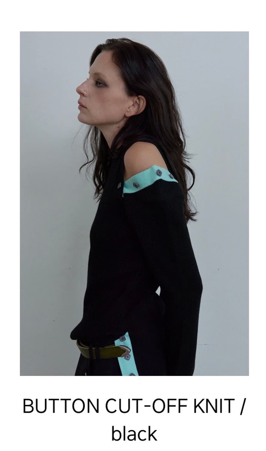 Heretic 헤레틱 button cut-off knit  상품이미지1