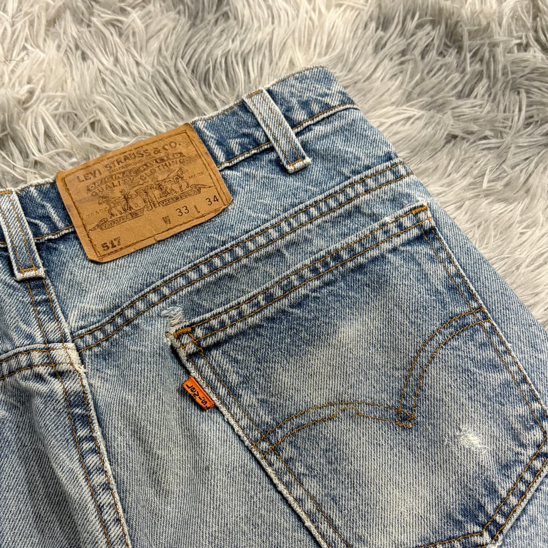 90s Levi’s usa 517 오렌지탭 부츠컷 데님 상품이미지4