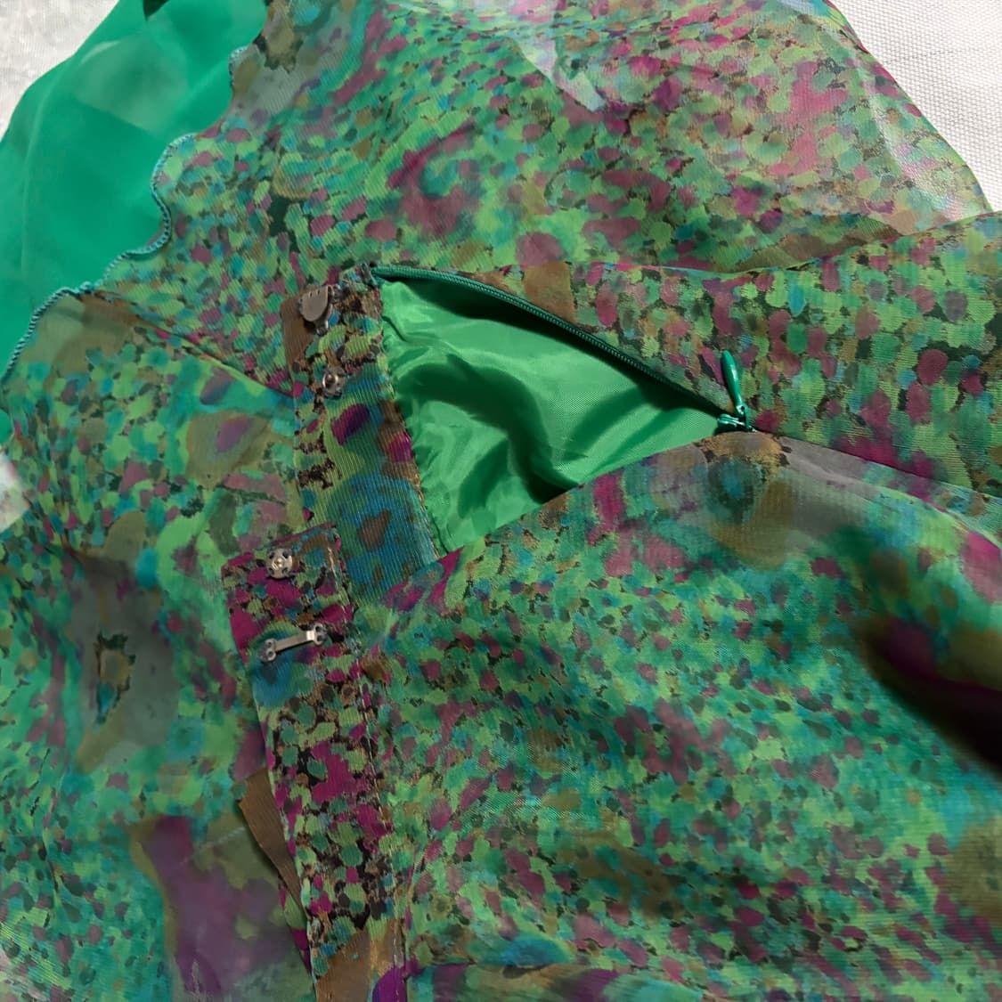 초록 곰팡이 스커트  상품이미지4