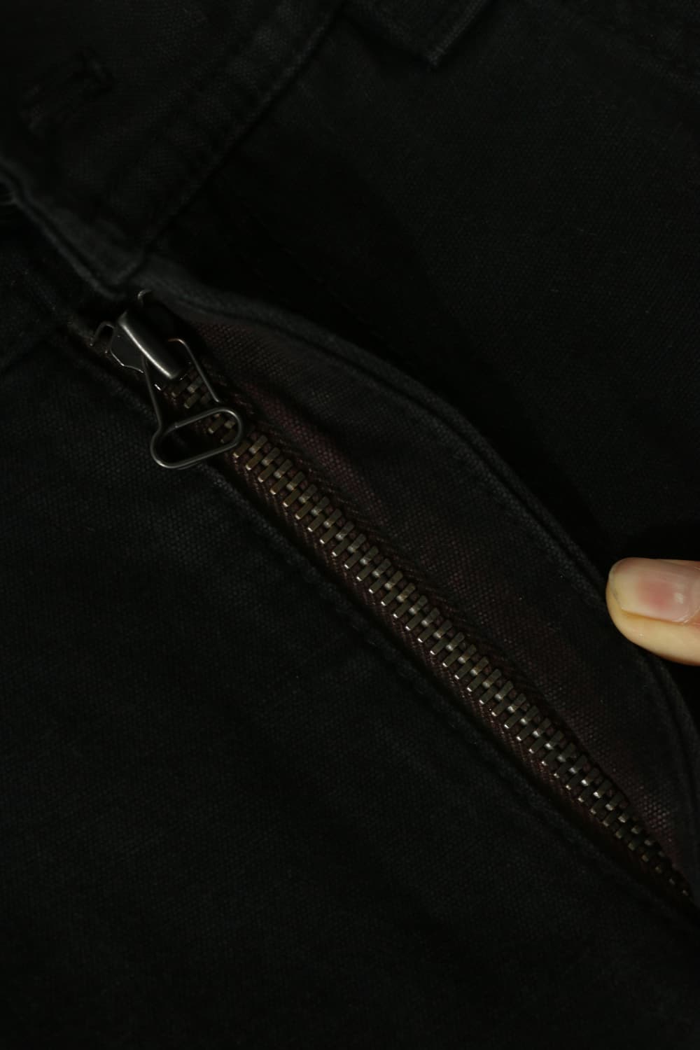 Y's 블랙 코튼 트라우저  상품이미지7