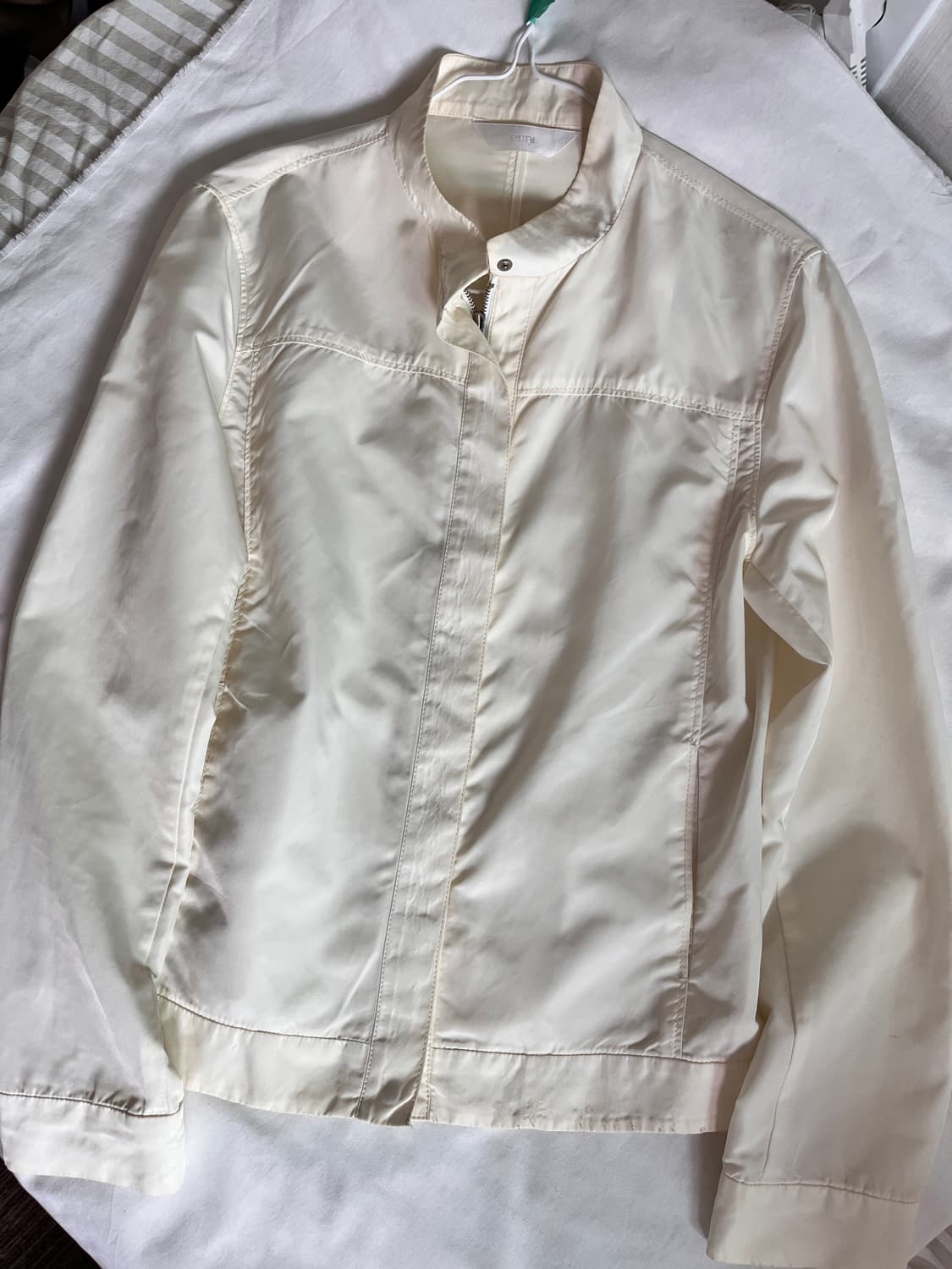SYSTEM cream nylon jacket 상품이미지1