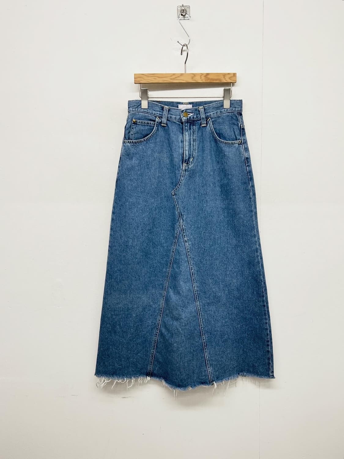 Lee X Earth Music & Ecology 데님 롱스커트p 상품이미지2