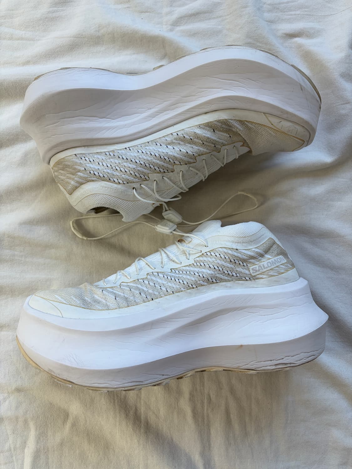 살로몬 x 꼼데가르송 옴므 펄사 플랫폼 화이트 CDG x SALOMON  상품이미지2