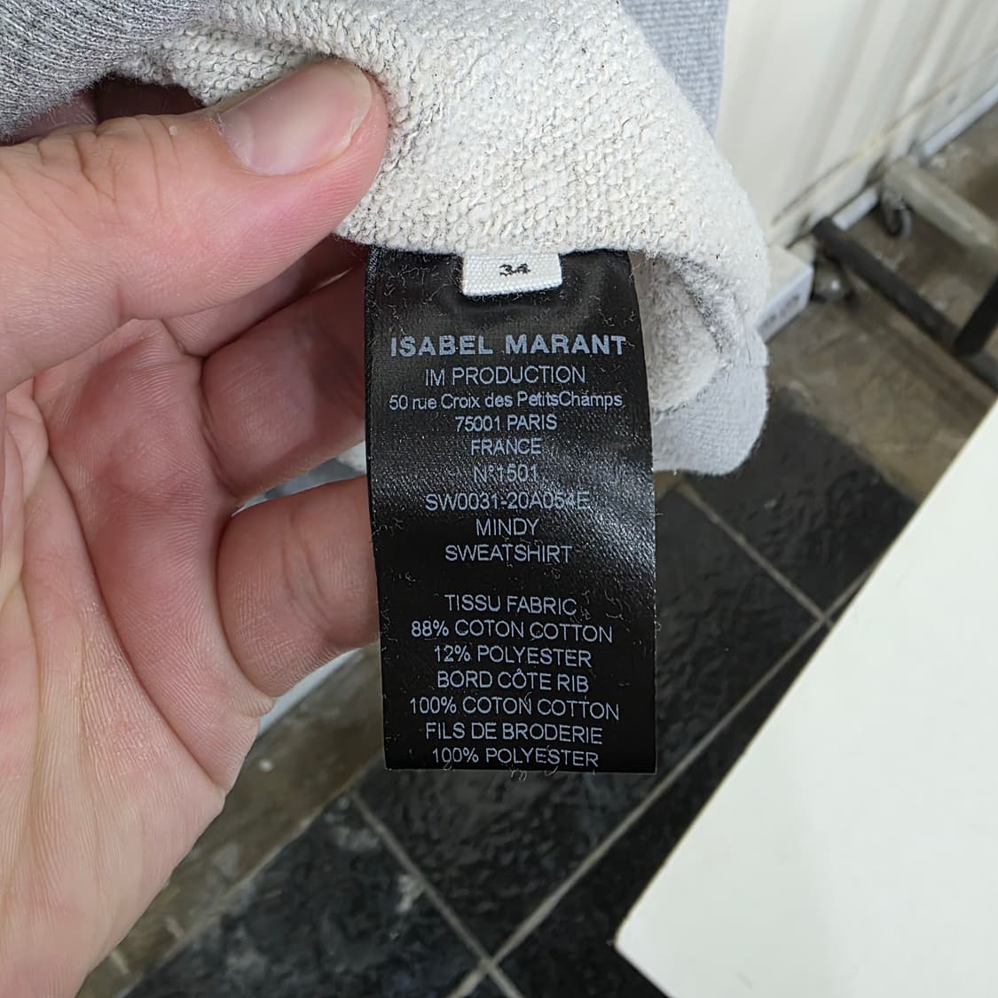 이자벨마랑 맨투맨 상품이미지4