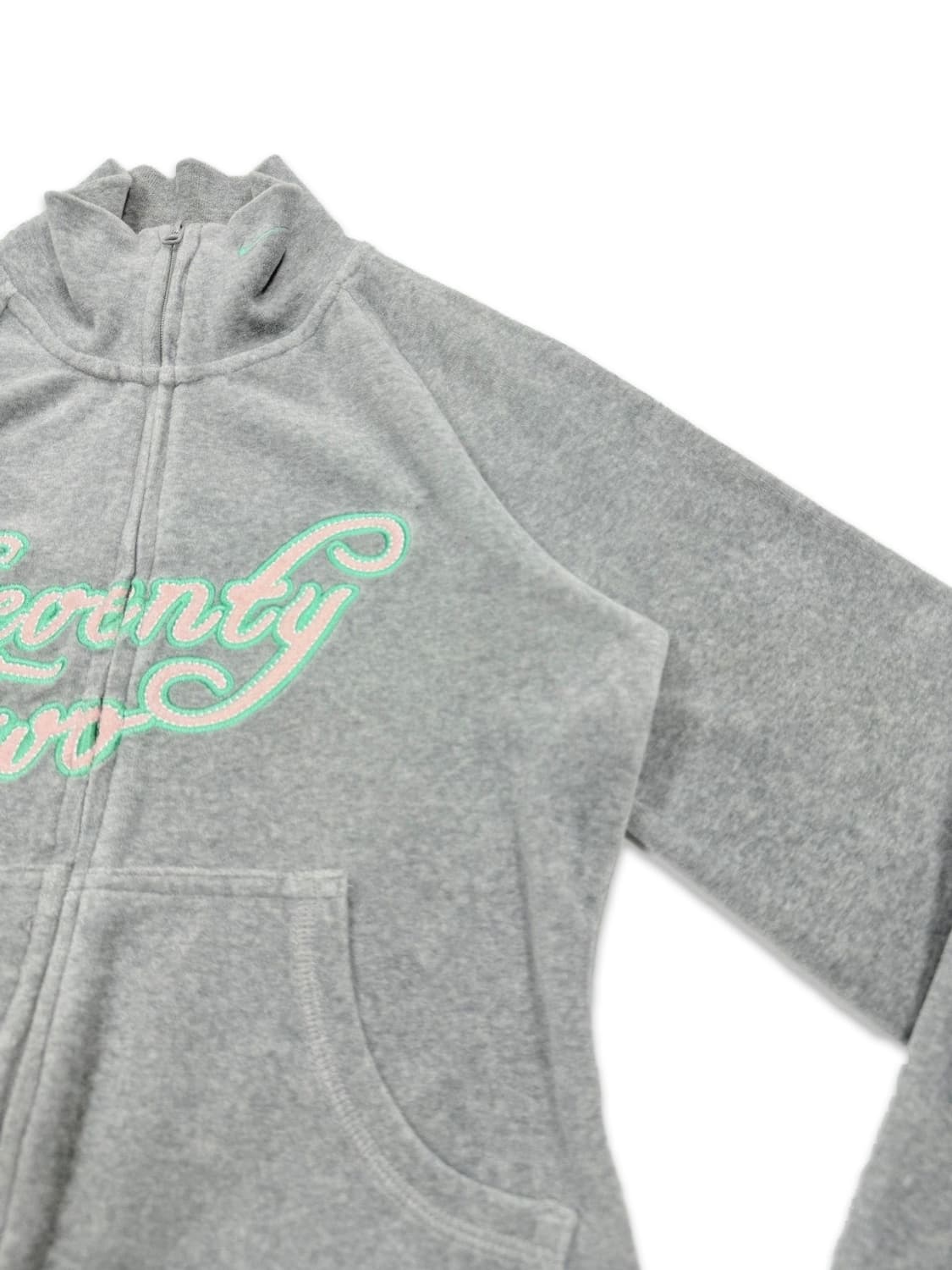 빈티지 나이키 그레이 레터링 슬림핏 집업 상품이미지2