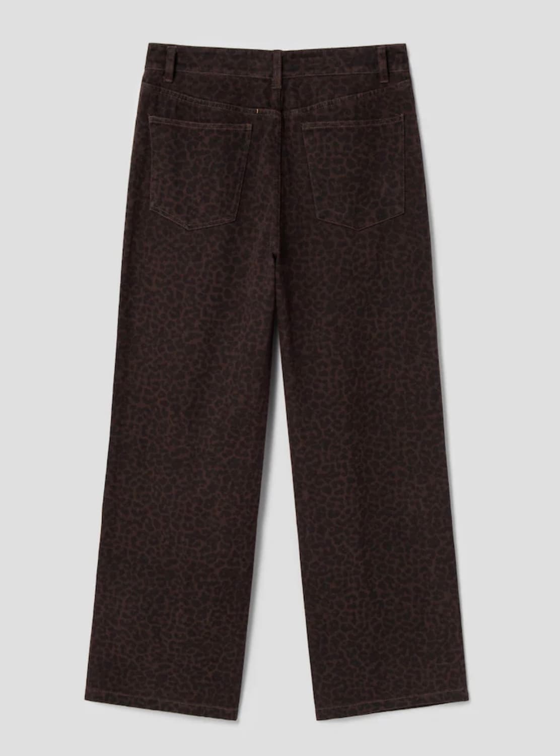 에잇세컨즈 레오파드 패턴 데님 브라운 상품이미지2