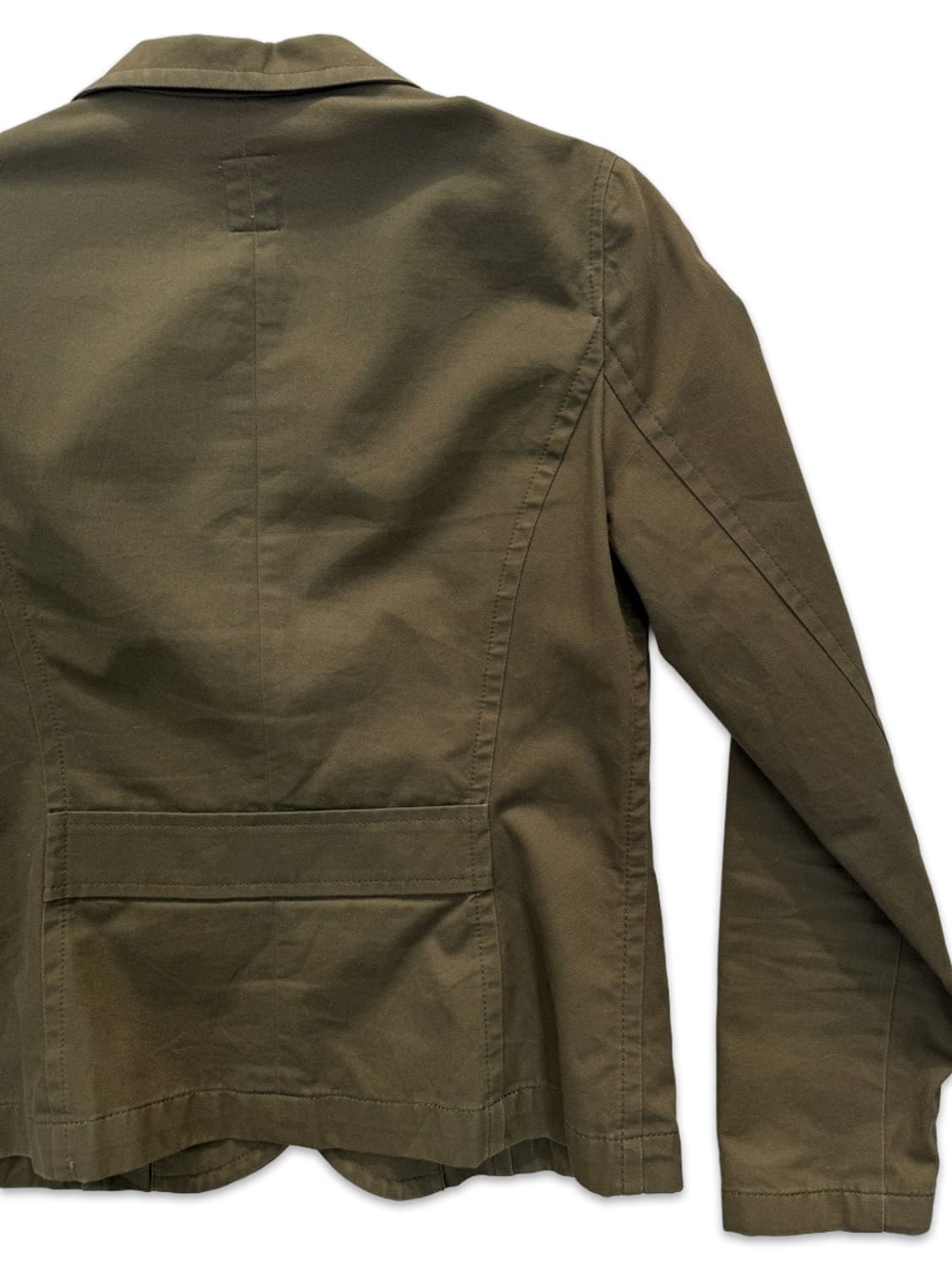빈티지 카키 슬림핏 싱글 자켓 상품이미지5