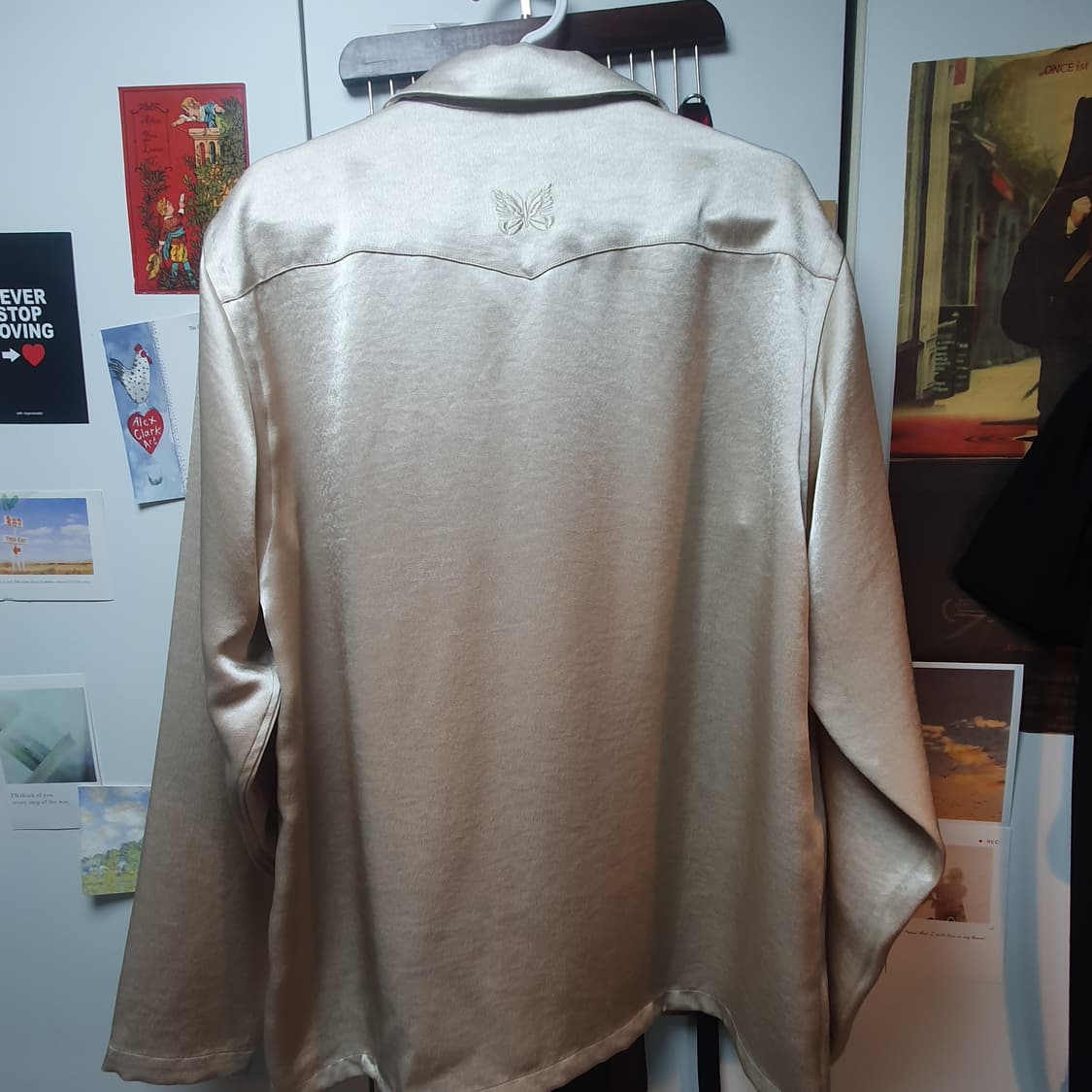 니들스 빠삐용 새틴 셔츠 상품이미지4