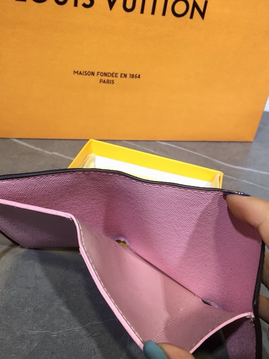 루이비통 모노그램  월렛 핑크 지갑 상품이미지10