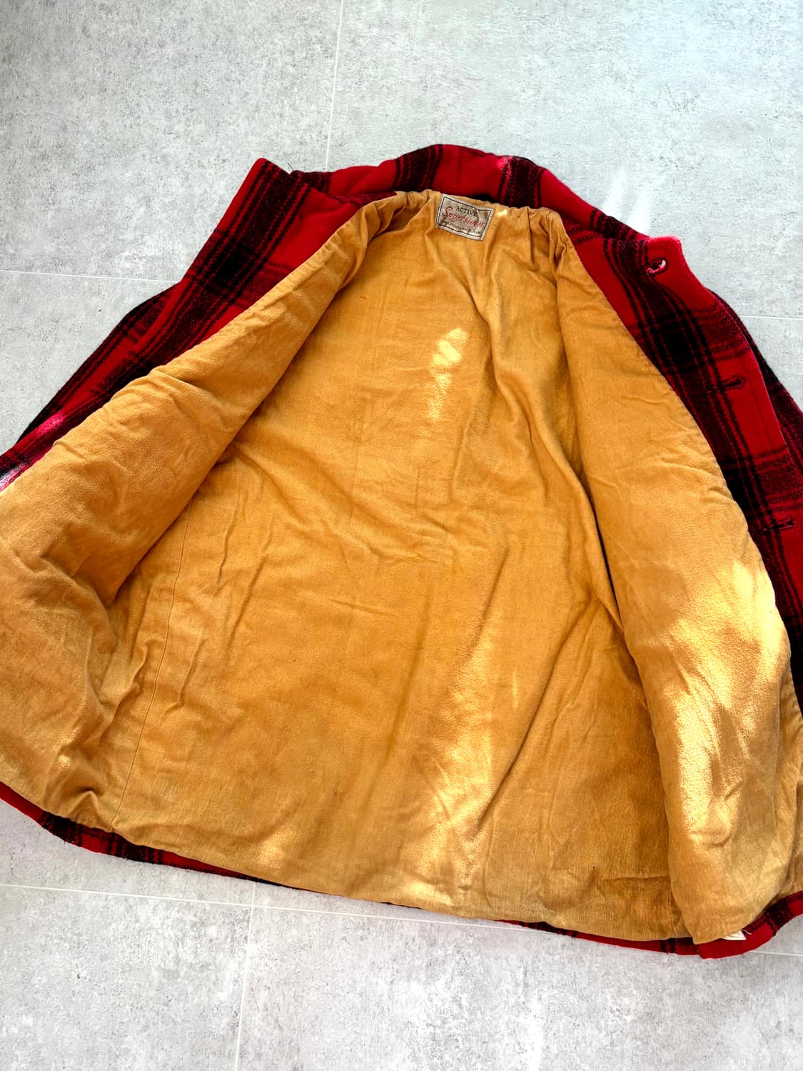 50's Sears Active Sportswear 울 헌팅 자켓 100 상품이미지6