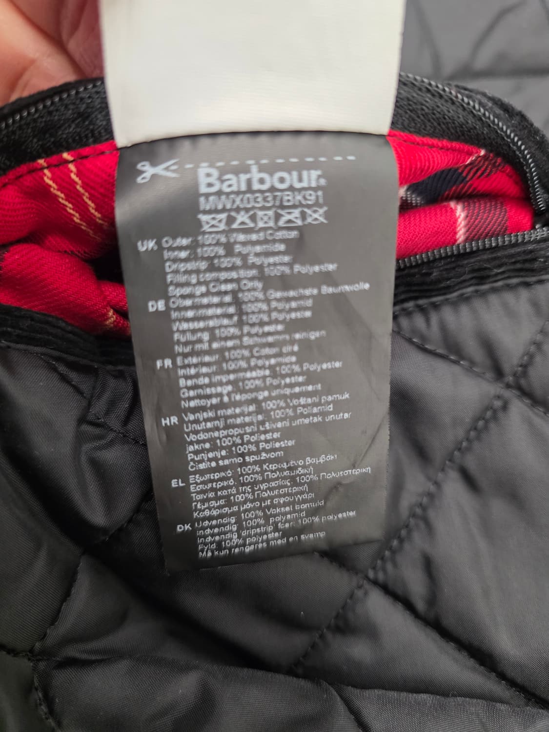 Barbour 바버 남자 자켓.
싸이즈 95  정품 상품이미지10