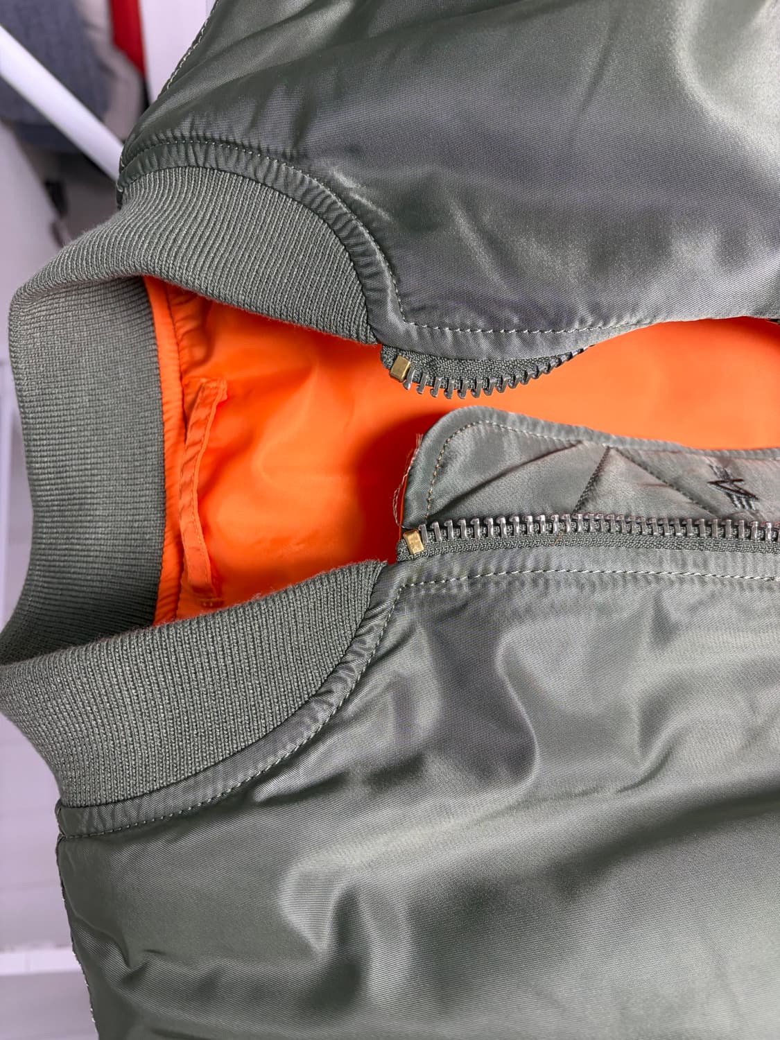 (상태 s급) 알파인더스트리 MA-1 FLIGHT JACKET Lsize 상품이미지5