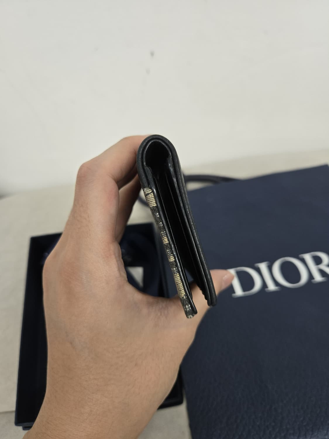 [보증서 정품]디올 오블리크 투톤 오거나이저 상품이미지4