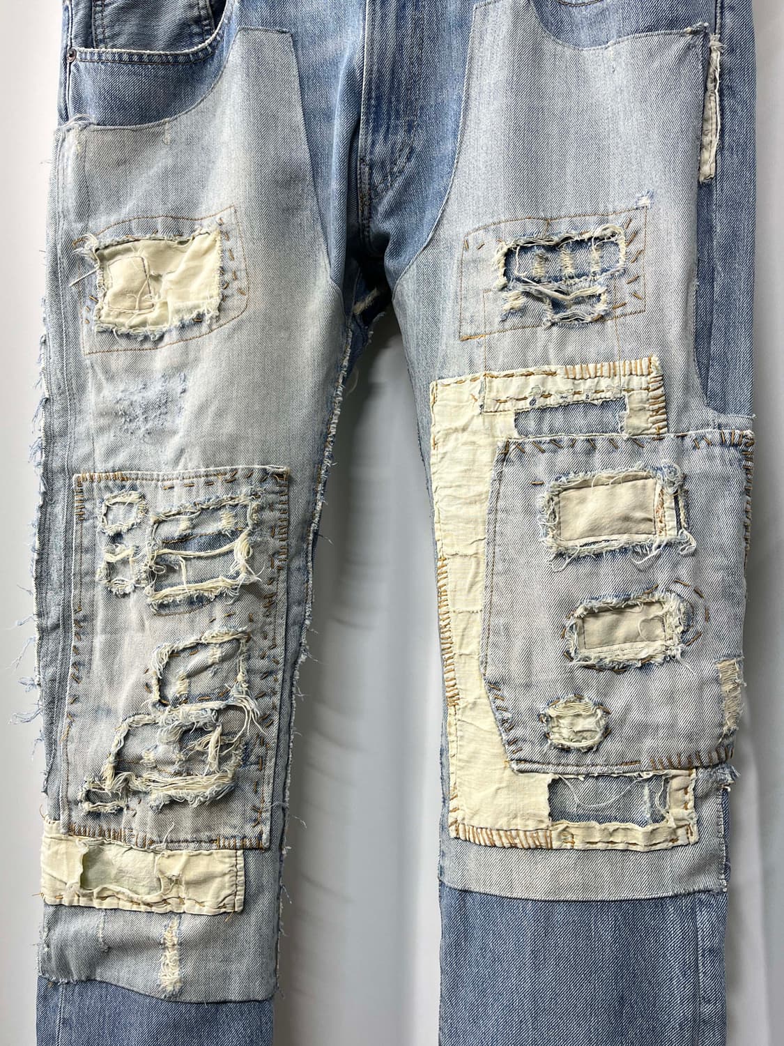 폴로 랄프로렌 1917 homer campbell 501 리페어 데님팬츠 상품이미지6