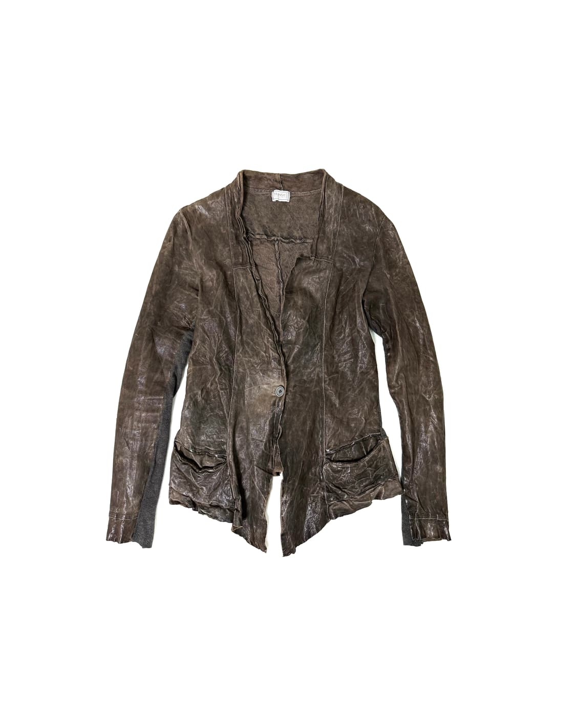 Transit crinkle leather jacket 상품이미지1