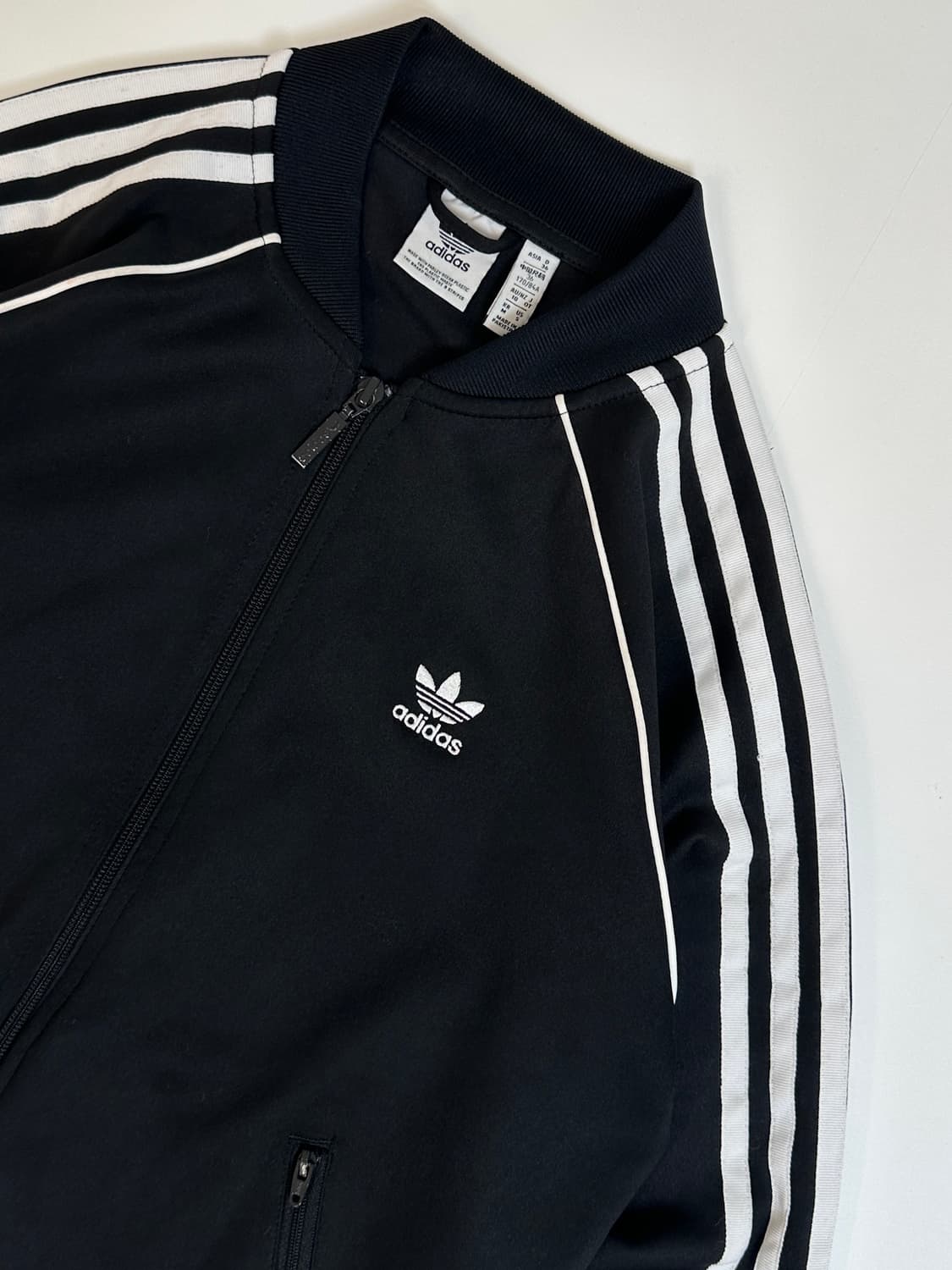 아디다스 2way 블랙 트랙탑 저지 M 상품이미지1