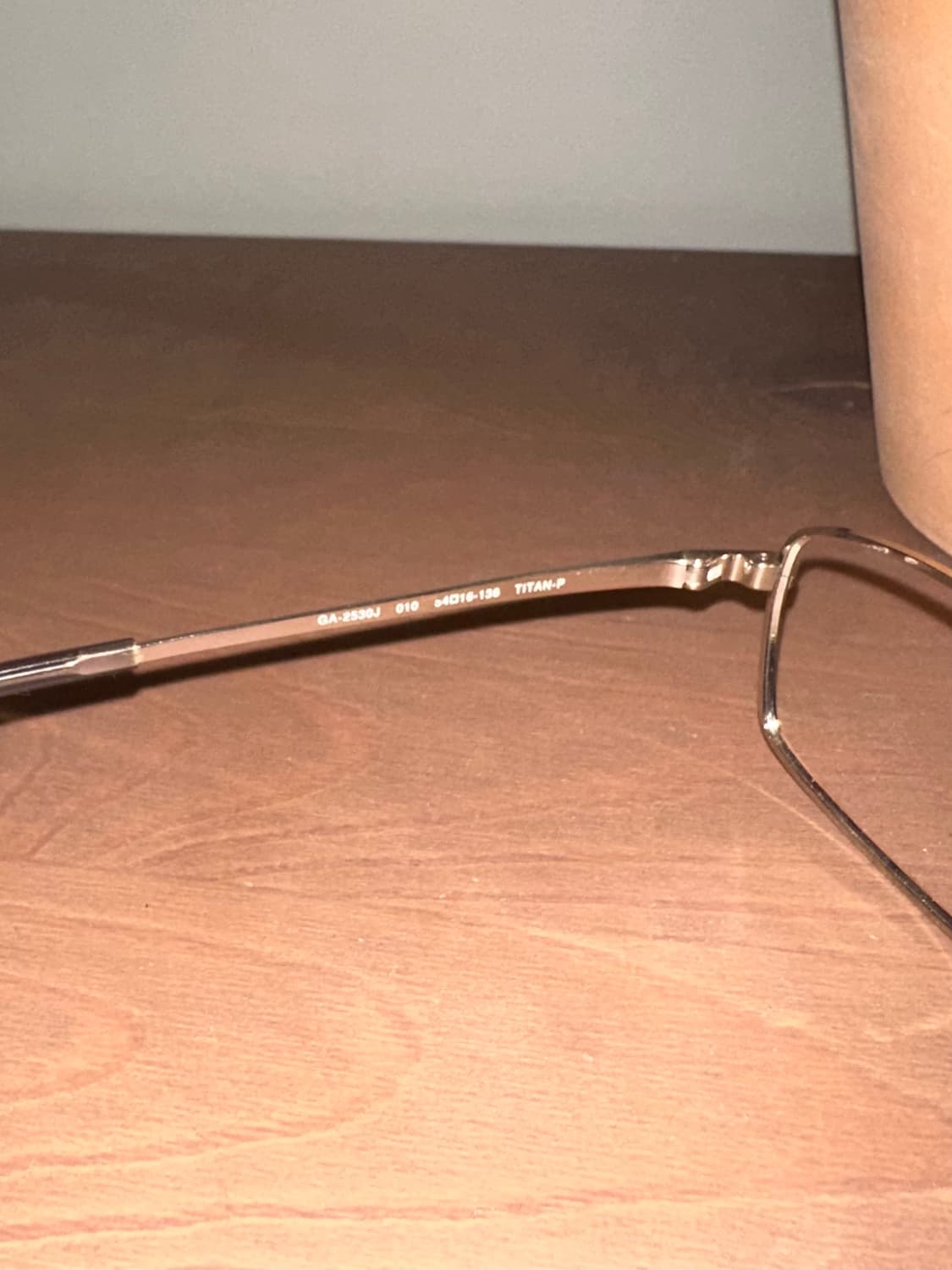 90-00s Giorgio Armani old square glasses 상품이미지8