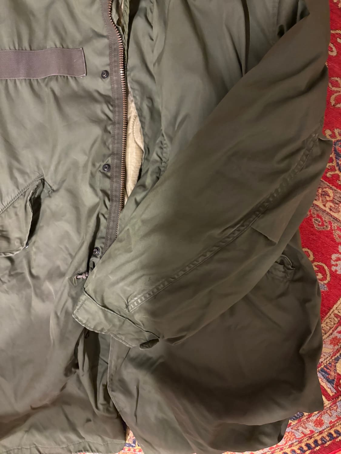 오리지널 M65 피쉬테일 개파카 L 풀세트 상품이미지2