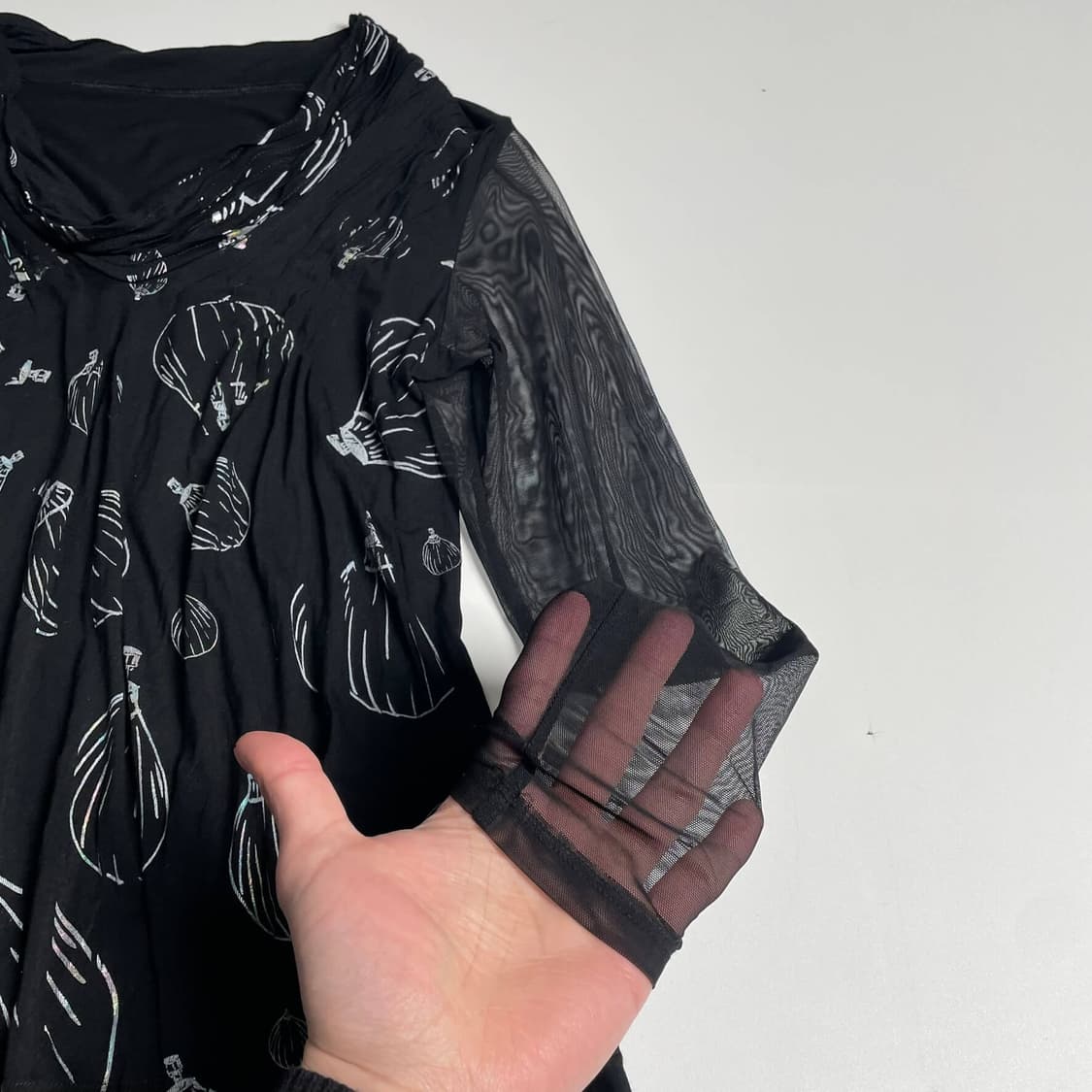 열기구 패턴 플리츠 롱 슬리브 (italy)   상품이미지5