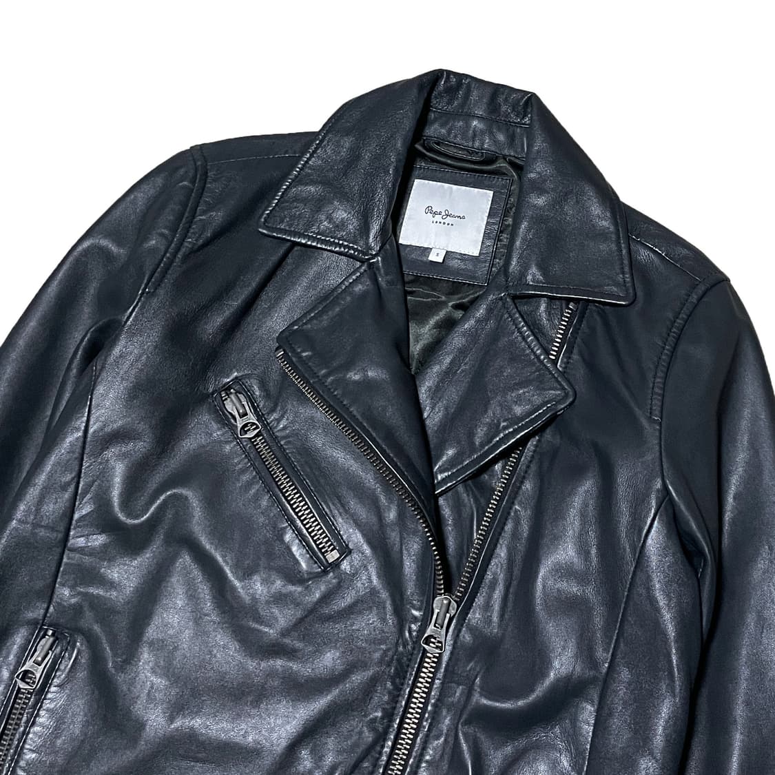 PEPE JEANS 페페진스 램스킨 라이더 자켓 상품이미지3