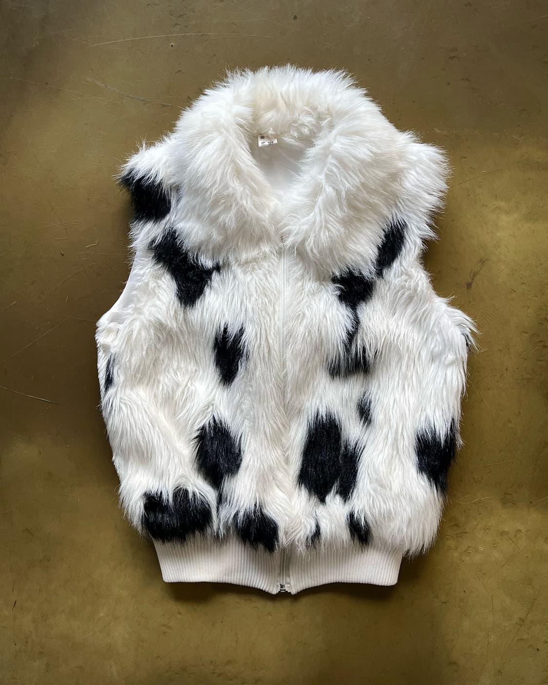 Jpn Vintage Dalmatian White Fur Vest JK 상품이미지3