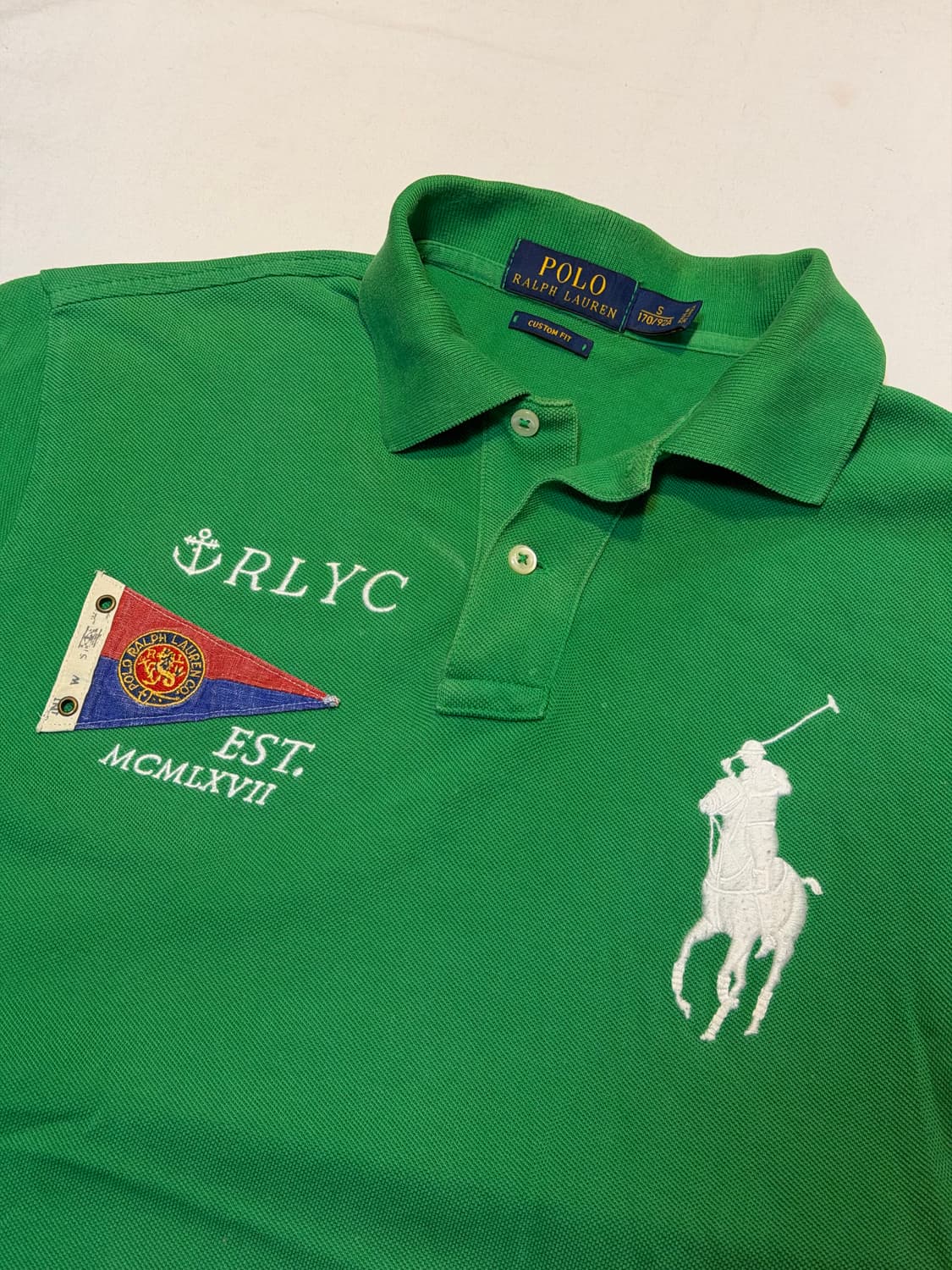 폴로 랄프로렌 빅포니 RLYC 요트클럽 카라티 그린 상품이미지2