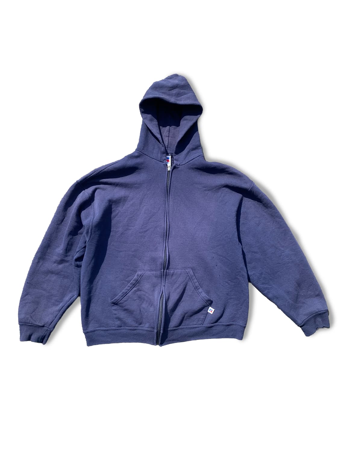 90's 러셀 후드집업 네이비 상품이미지1