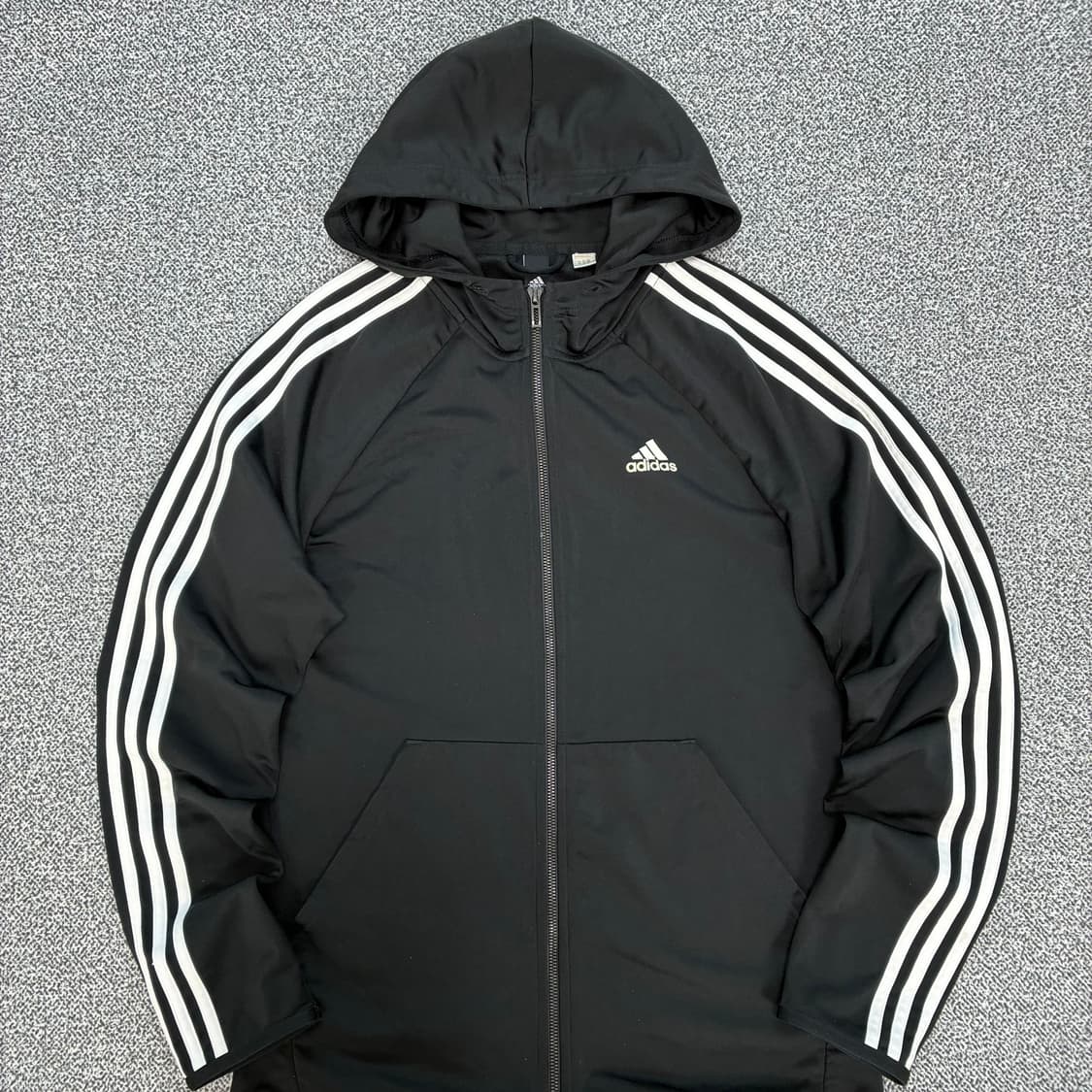 <아디다스 슬림 후드집업 져지> No.1457 상품이미지3