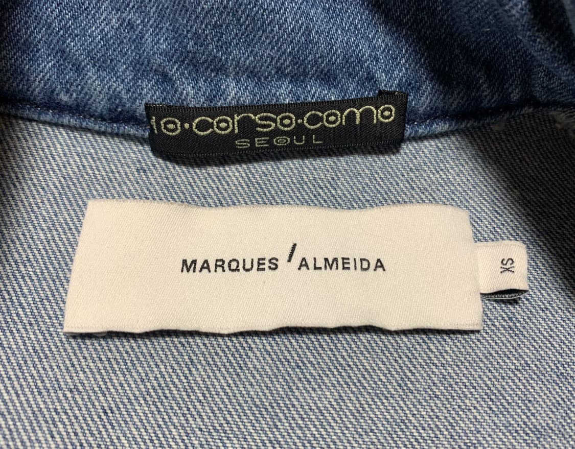 MARQUES ALMEIDA 마르케스 알메이다 하프-집업 데님 드레스 상품이미지7