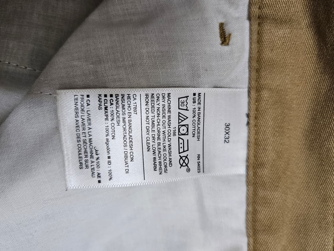 올드네이비 코튼 팬츠 30X32 상품이미지4