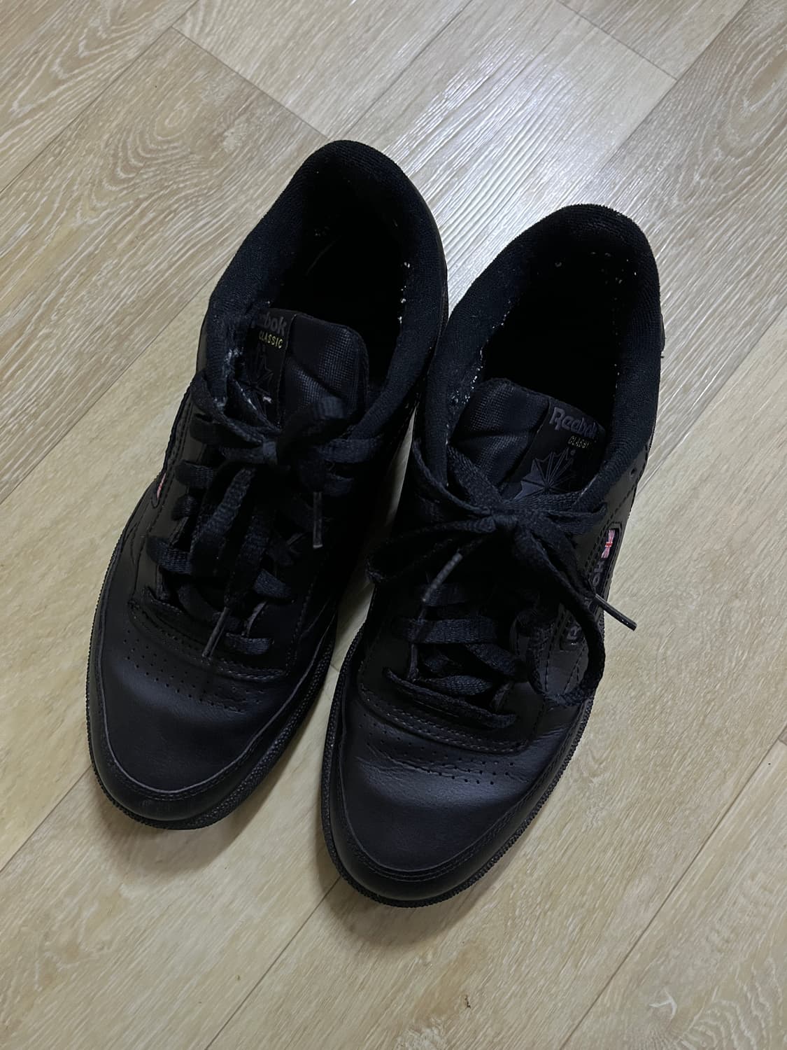 리복 클럽c 85 트리플블랙 260 상품이미지2