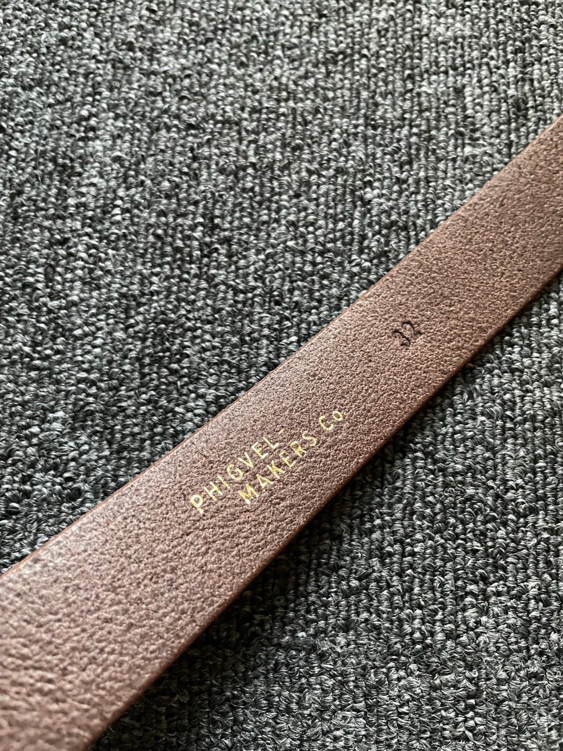 피그벨 히콕 벨트 다크브라운 실버 32(1사이즈) 미사용품 상품이미지8