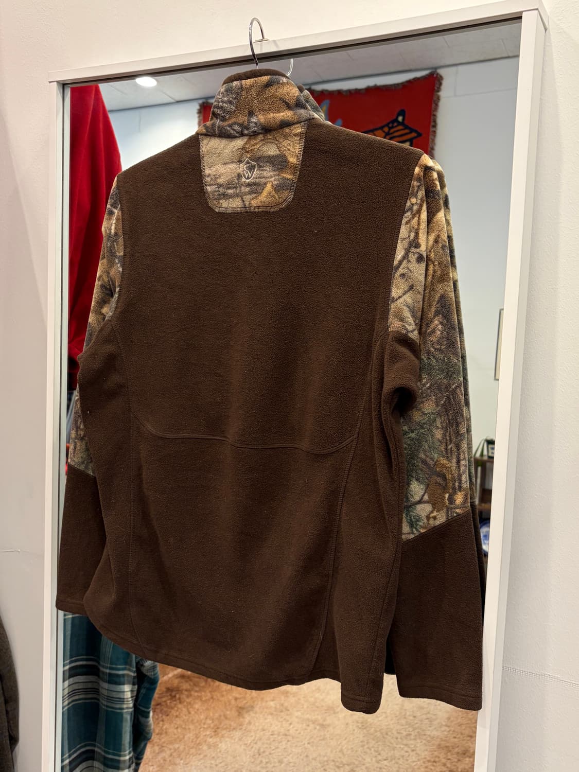 Game Winner 빈티지 리얼트리 하프넥 쿼터 집업 플리스 상품이미지4