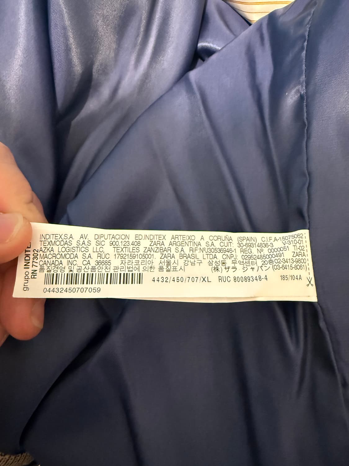 자라 체크 오버셔츠 자켓 상품이미지5