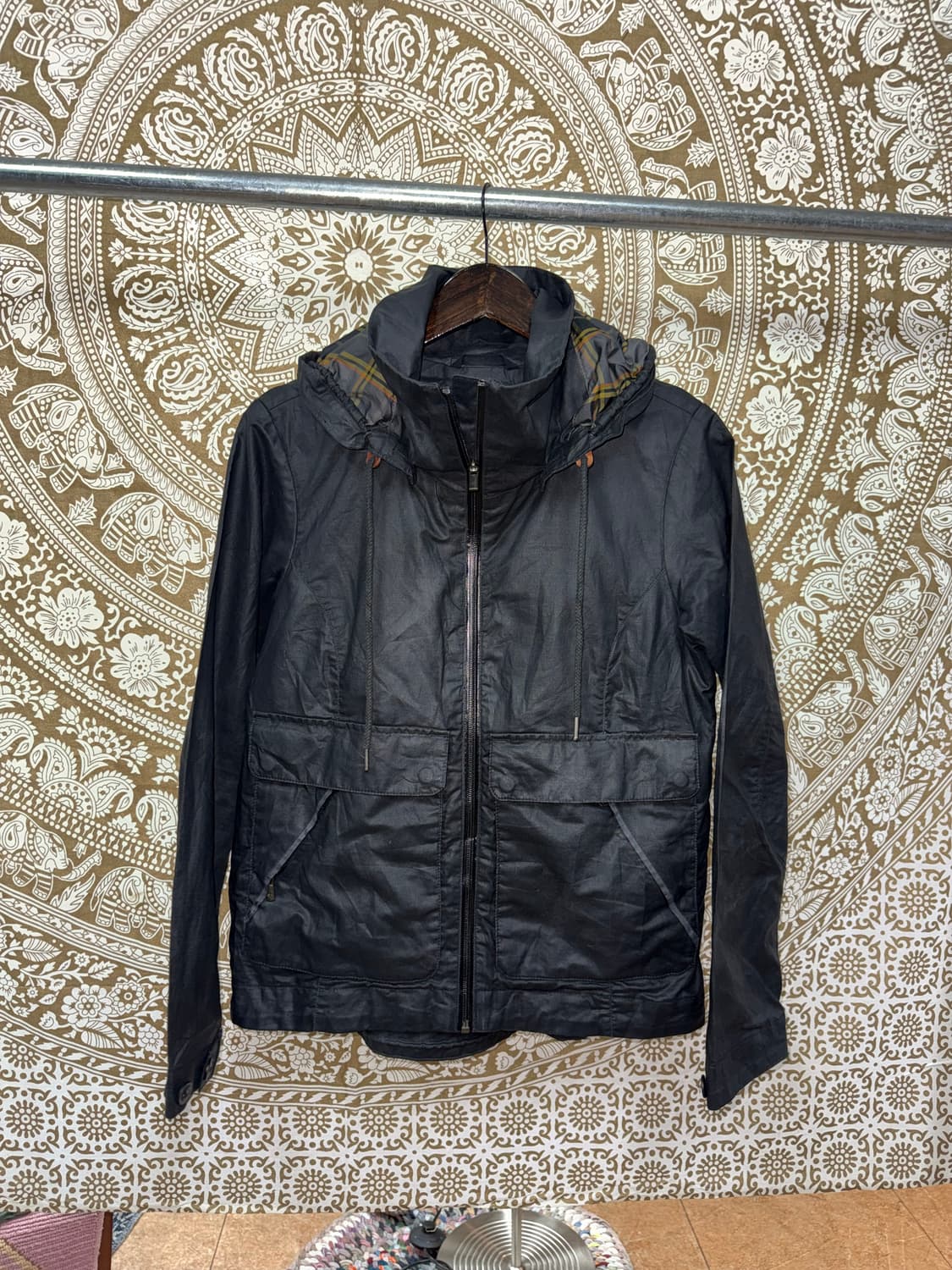 콜롬비아 옴니쉴드 체크 후드 바람막이  상품이미지3