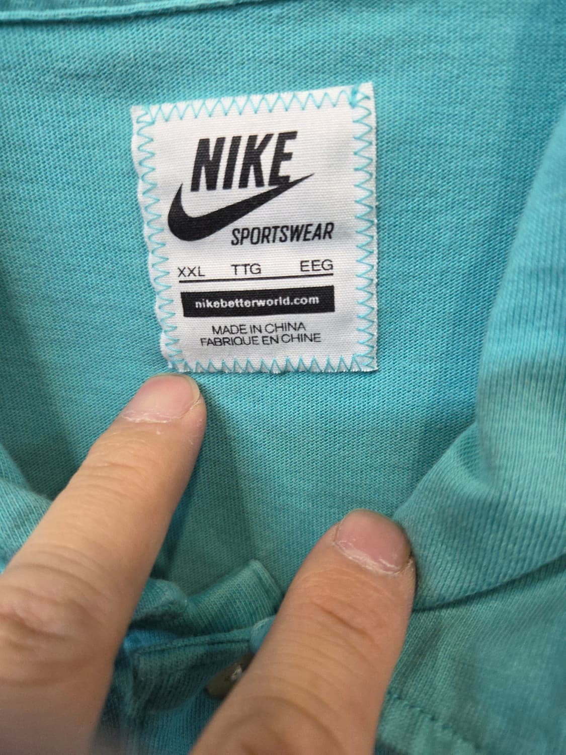 나이키 올드스쿨 한정판 자수로고 카라반팔 L xl 상품이미지3