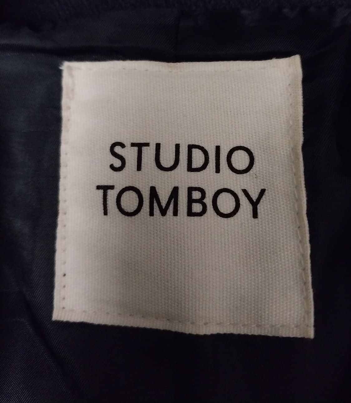 스튜디오 톰보이 블랙 울 블랜드 포켓 자켓 F 상품이미지3