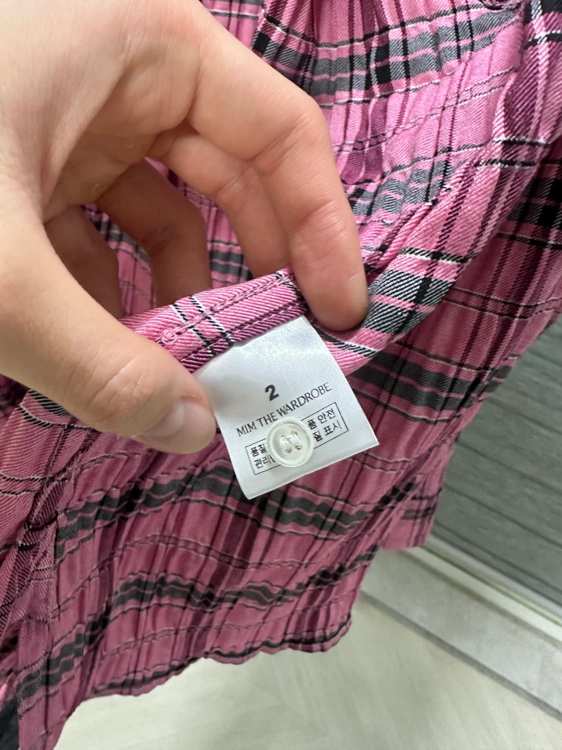밈더워드로브 체크셔츠(2) 상품이미지3